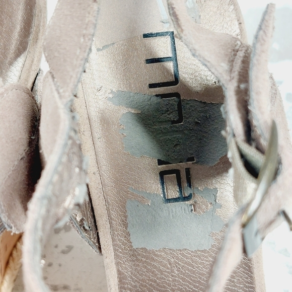 Moda Brown Leather Slip On Buckle Ankle Strap Wedge Platform Summer Sandals C239 - Picture 14 of 15